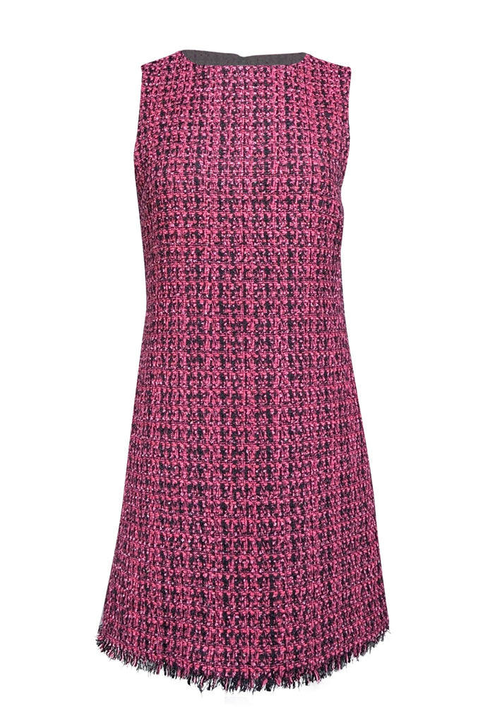 alice and olivia pink tweed dress PINK TWEED DRESS