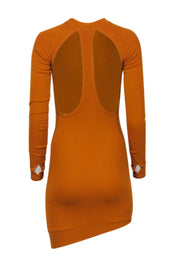 Current Boutique-Alix NYC - Marigold Ribbed Knit Mini Dress w/ Back Cut-Out Sz S