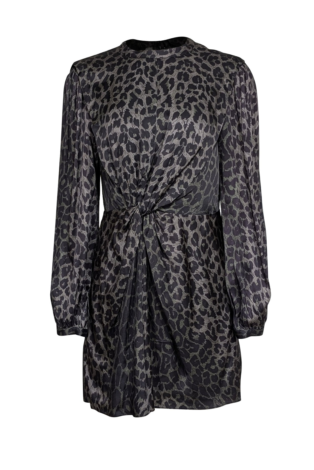 all saints green leopard dress flag:Plus Available