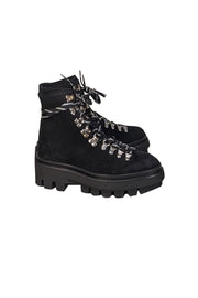 Current Boutique-All Saints - Black "Wanda" Shearling Booties Sz 8