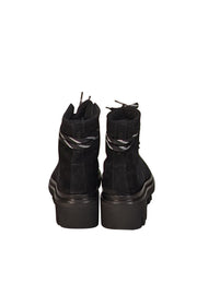 Current Boutique-All Saints - Black "Wanda" Shearling Booties Sz 8