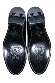 Current Boutique-Angela Scott - Black Leather Oxford Style Shoe Sz 8.5