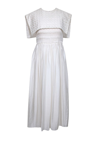 Antonio Melani - White Eyelet Bodice Dress Sz 0 Antonio Melani - White Eyelet Bodice Dress Sz 0