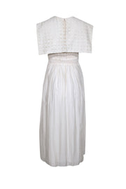 Antonio Melani - White Eyelet Bodice Dress Sz 0 Antonio Melani - White Eyelet Bodice Dress Sz 0