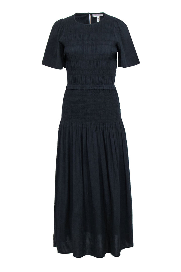 smocked maxi dress short sleeve Apiece Apart