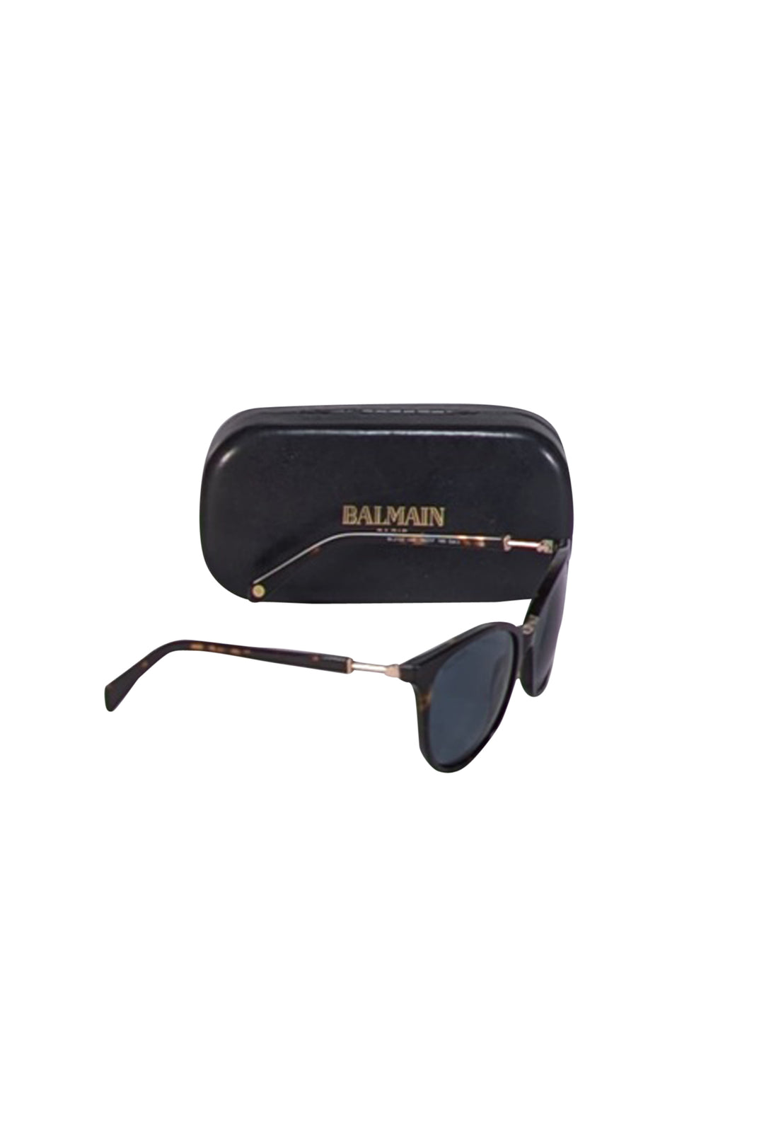 Balmain - Dark Brown Tortoise Round Sunglasses | Current  display picture 2