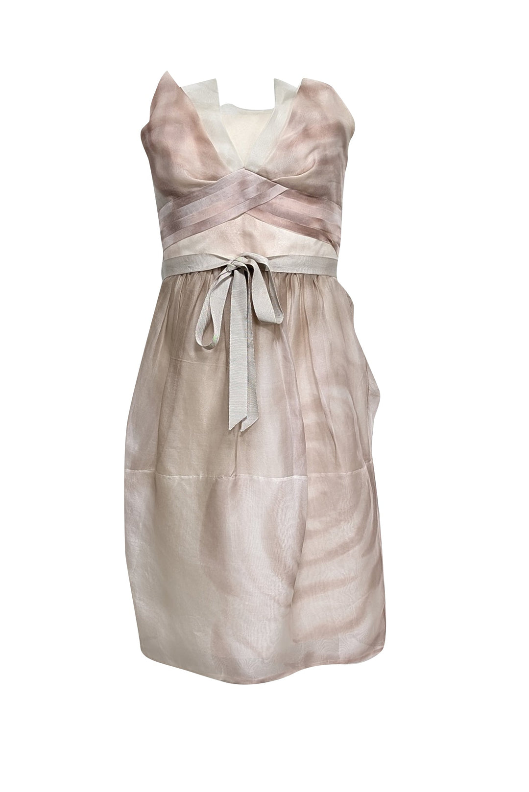 open lace back dress BCBG Max Azria