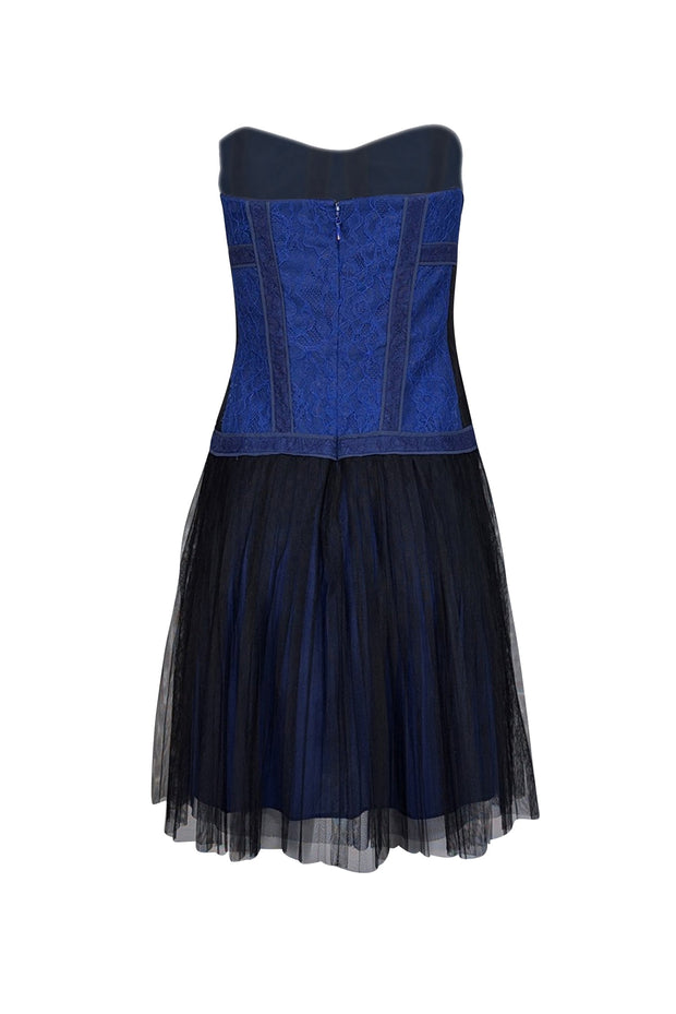 bcbg blue short dress BCBG MAXAZRIA Mini Sleeveless Blue Dress Size Medium