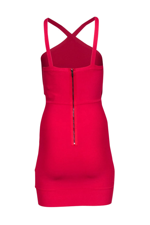 BCBG Max Azria - Red Bandage Knit Sleeveless Dress Sz M BCBG Max Azria - Red Bandage Knit Sleeveless Dress Sz M