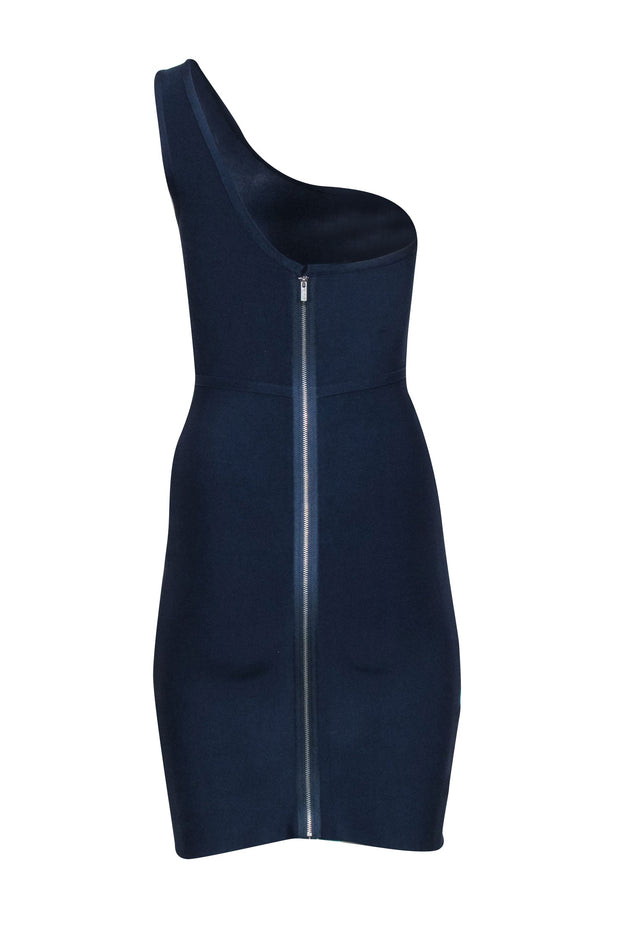 bcbg one shoulder dress navy Womens Dresses Bcbgmaxazria One Shoulder Dress BCBGMAXAZRIA Navy One Shoulder Dress