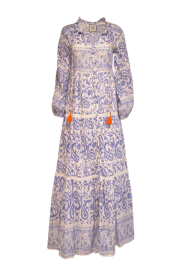 Bell Women's Gracie Maxi Dress - Blue Paisley - Size XS Bell Women's Gracie Maxi Dress - Blue Paisley - Size XS
