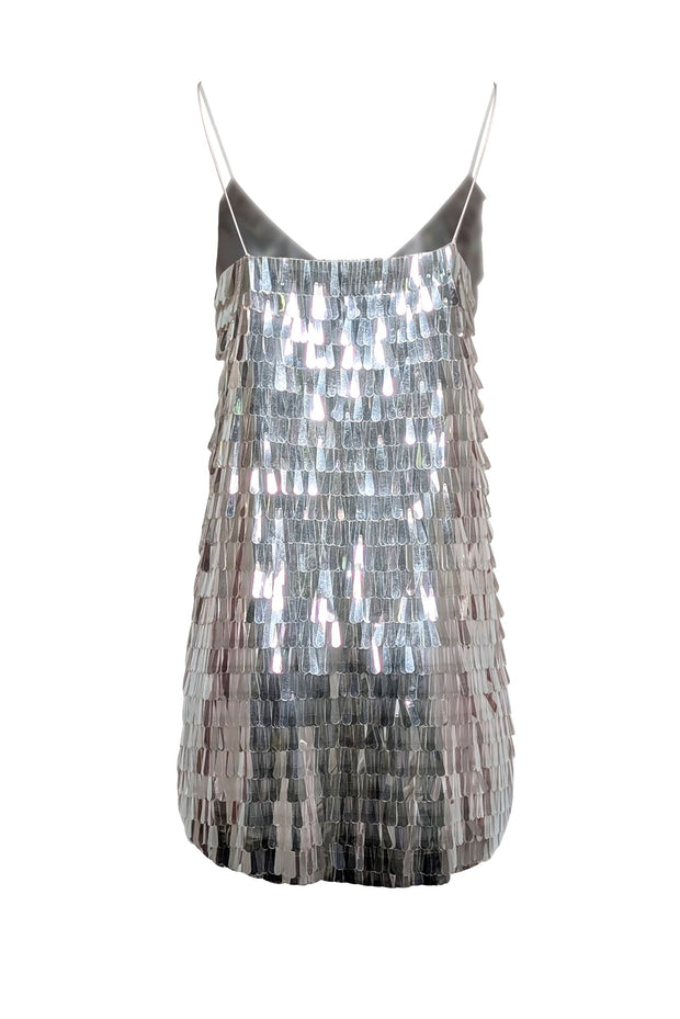 BHLDN - White Sleeveless Iridescent Sequin Sleeveless Dress Sz 14 BHLDN - White Sleeveless Iridescent Sequin Sleeveless Dress Sz 14