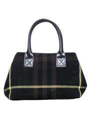 Current Boutique-Burberry - Black, Brown, & Yellow Plaid Handbag