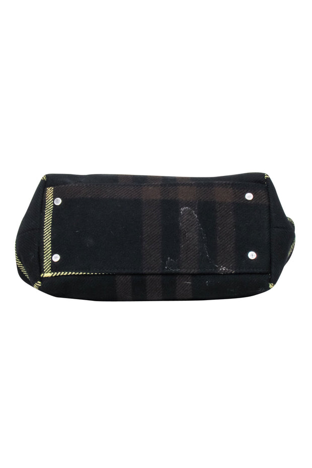 Current Boutique-Burberry - Black, Brown, & Yellow Plaid Handbag