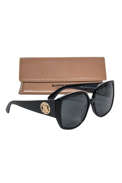 Current Boutique-Burberry - Black Oversized Sunglasses