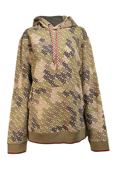 Current Boutique-Burberry - Green Logo Monogram Sweatshirt Sz XL