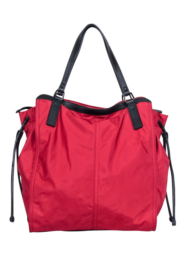 Current Boutique-Burberry - Red Nylon Tote Bag