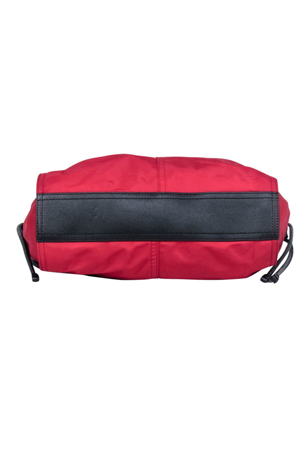 Current Boutique-Burberry - Red Nylon Tote Bag