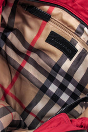 Current Boutique-Burberry - Red Nylon Tote Bag