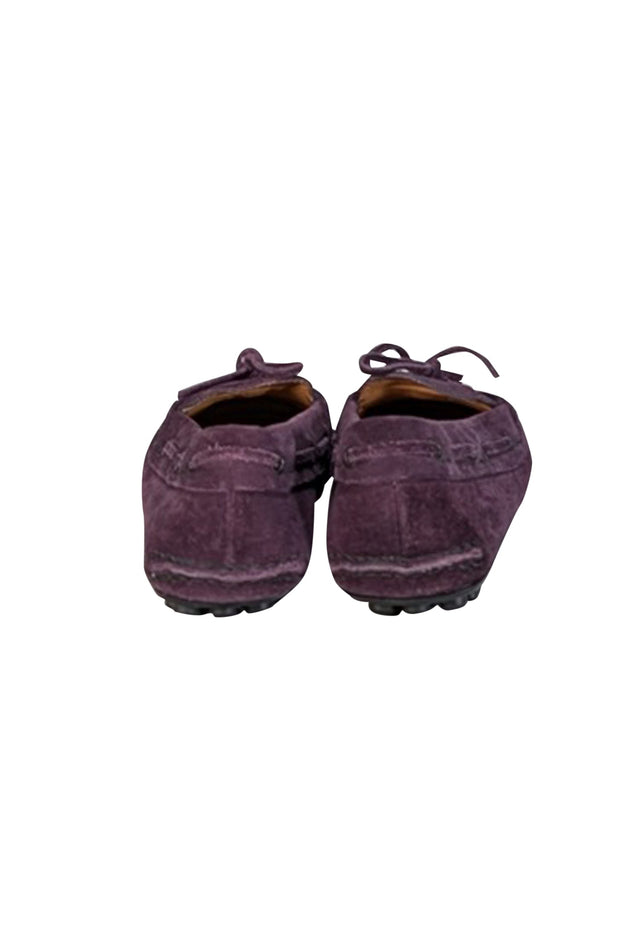 Current Boutique-Car Shoe - Plum Purple Suee Loafer Sz 7.5