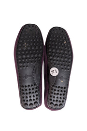 Current Boutique-Car Shoe - Plum Purple Suee Loafer Sz 7.5