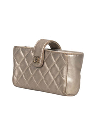 Current Boutique-Chanel - Gold Leather Coin Purse