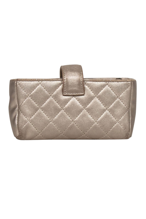 Current Boutique-Chanel - Gold Leather Coin Purse