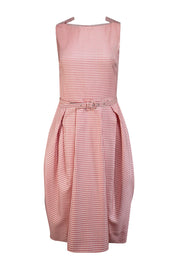 Christian Dior - Red and White Gingham with Matching Belt Dress Sz 6 - Current Boutique