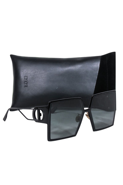 Current Boutique-Christian Dior - Black Oversized Square Sunglasses