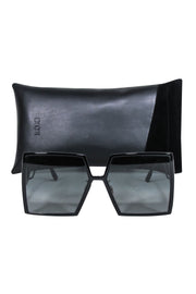 Current Boutique-Christian Dior - Black Oversized Square Sunglasses