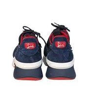 Current Boutique-Christian Louboutin - Navy Suede & Metallic Sneakers Sz 9.5