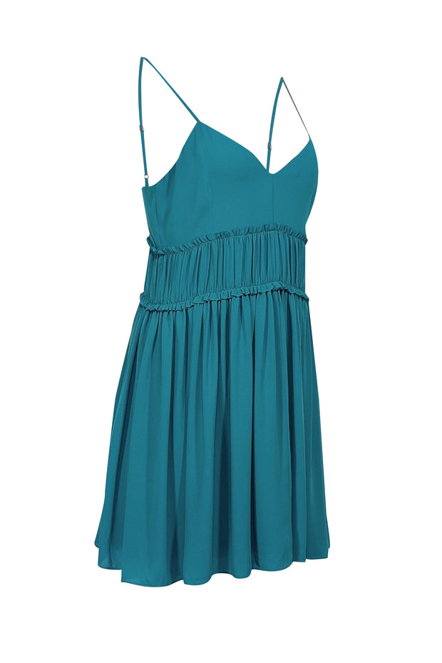Cinq a Sept - Blue Sleeveless Fit & Flare Mini Dress Sz 6 Cinq a Sept - Blue Sleeveless Fit & Flare Mini Dress Sz 6