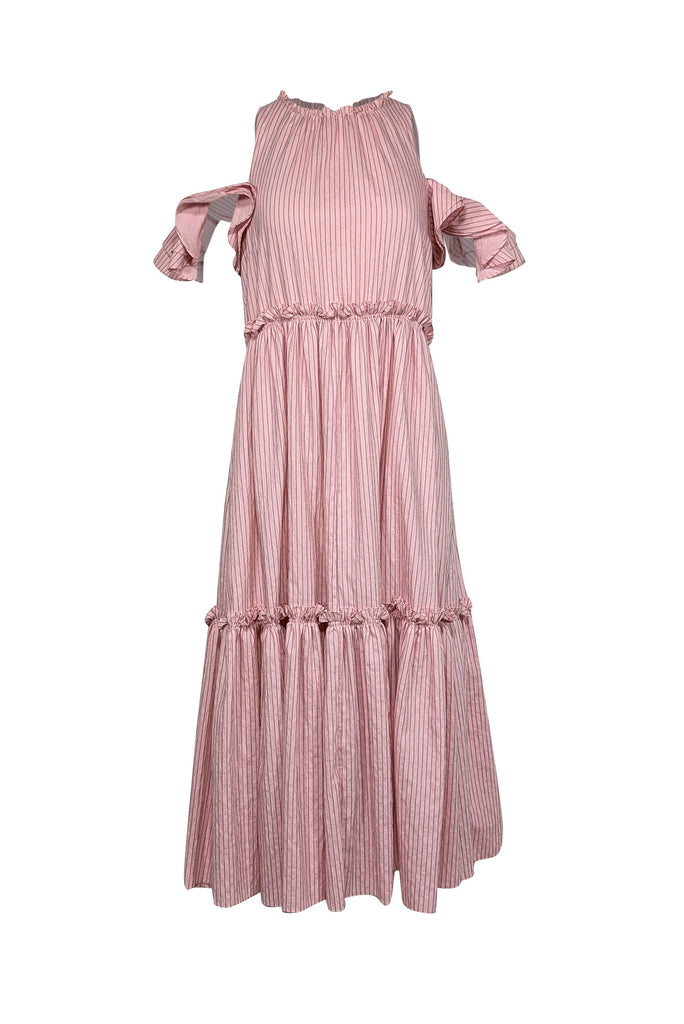 cinq a sept dress pink Cinq a Sept Alana Dress in Pink Sand Multi