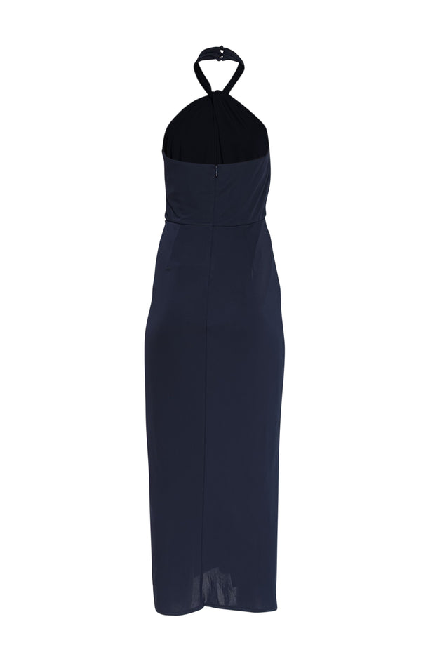 Cinq a Sept - Navy Blue Halter " Kaily" Dress Sz 6 Cinq a Sept - Navy Blue Halter " Kaily" Dress Sz 6