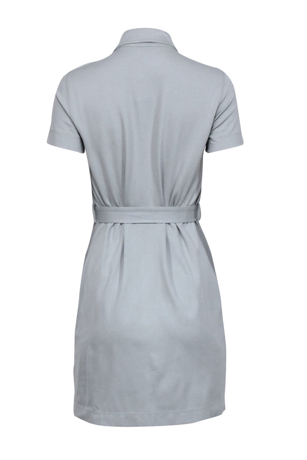 Club Monaco - Sage Green Knit Short Sleeve Waist Sash Dress Sz S Club Monaco - Sage Green Knit Short Sleeve Waist Sash Dress Sz S