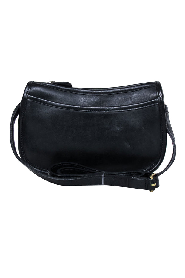 ◎vintage◎COACH Mini Body Bag BLACK Coach - Black Leather Vintage Mini Crossbody Bag | Current Boutique