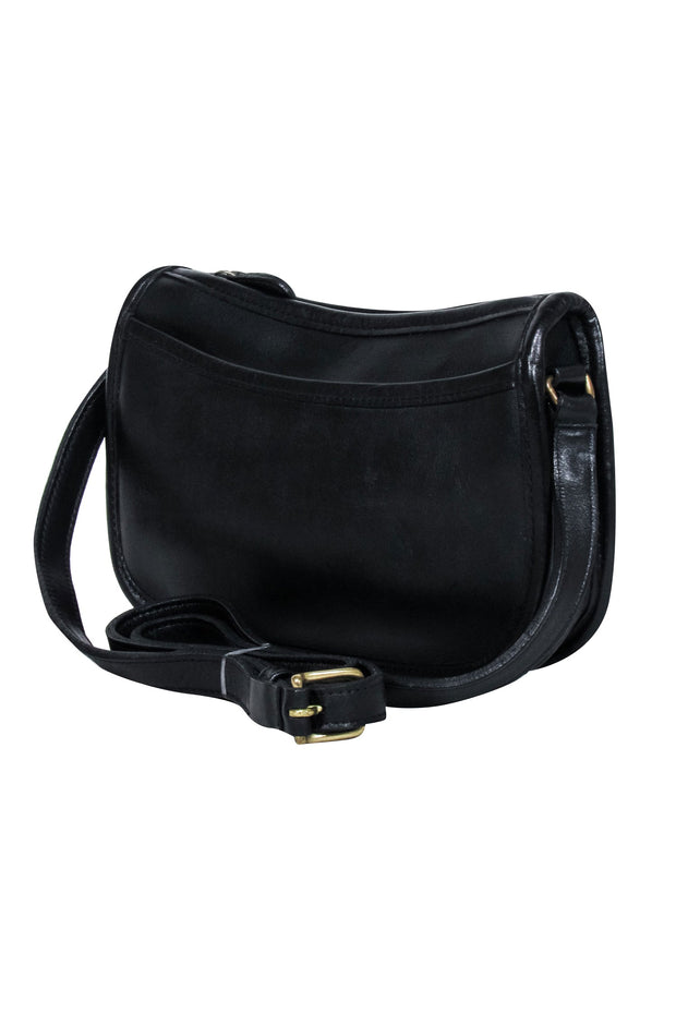 ◎vintage◎COACH Mini Body Bag BLACK Coach - Black Leather Vintage Mini Crossbody Bag