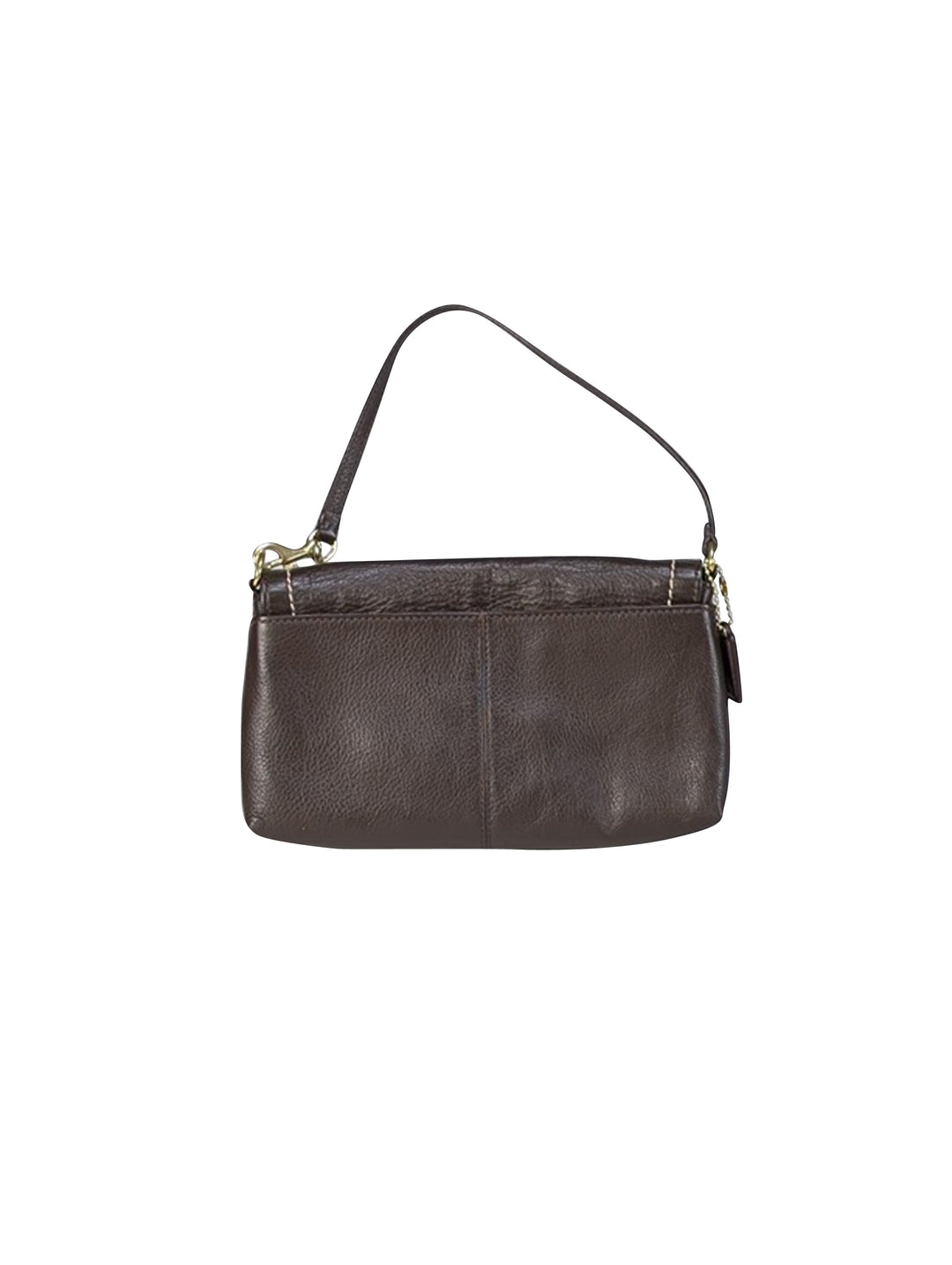Coach - Brown Leather Mini Shoulder Bag