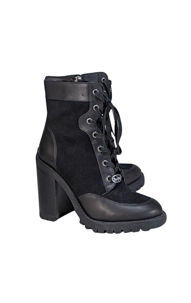 coach-short-boots-7-5-black-