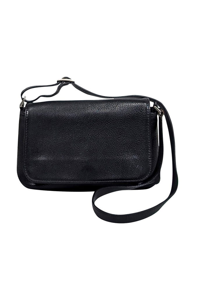 バッグ COACH Vintage Leather Black Shoulder Bag Coach - Black Pebbled Leather Vintage Shoulder Bag