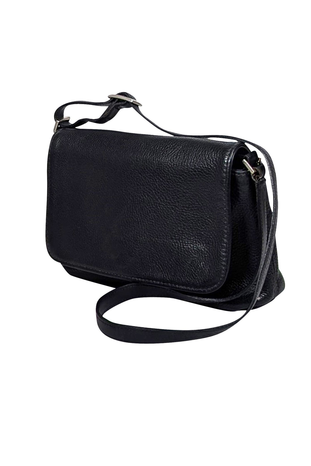 バッグ COACH Vintage Leather Black Shoulder Bag Coach - Black Pebbled Leather Vintage Shoulder Bag