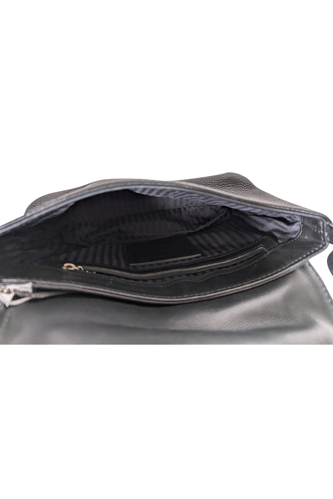 Coach - Black Pebbled Leather Vintage Shoulder Bag
