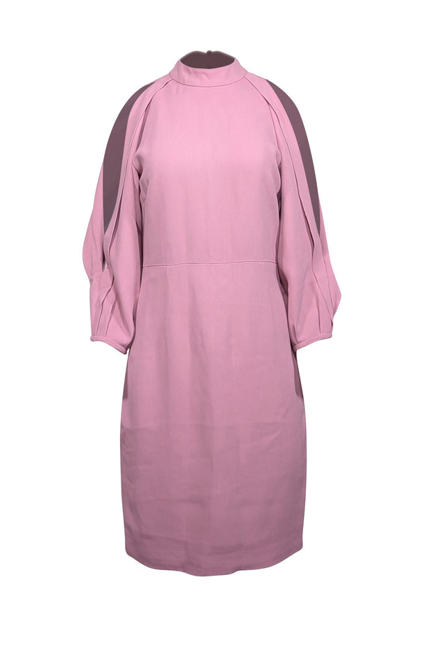 Cushnie et Ochs - Pink Cold Shoulder Long Sleeve Dress Sz 6 Cushnie et Ochs - Pink Cold Shoulder Long Sleeve Dress Sz 6