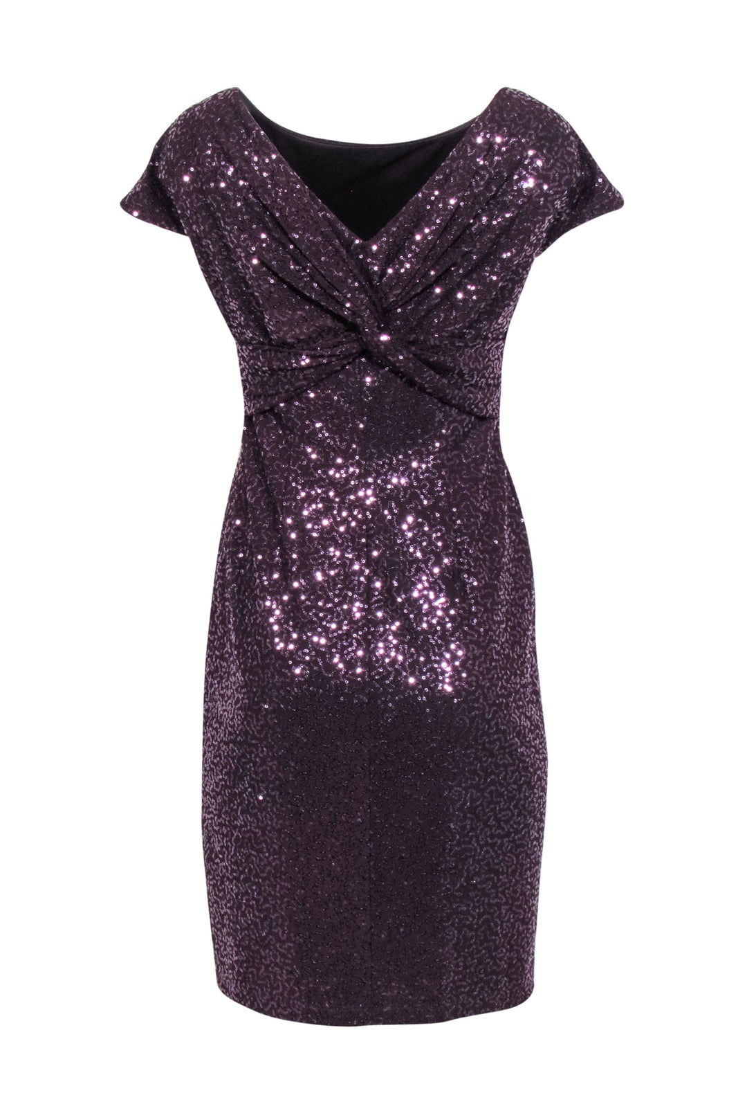 green emerald velvet dress David Meister