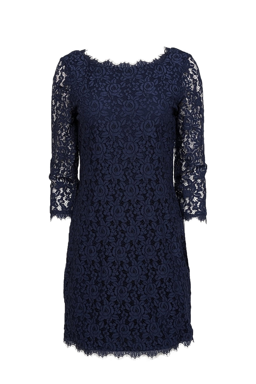 Navy Lace Dvf Zarita Lace Dress Diane Von Fursternberg Zarita
