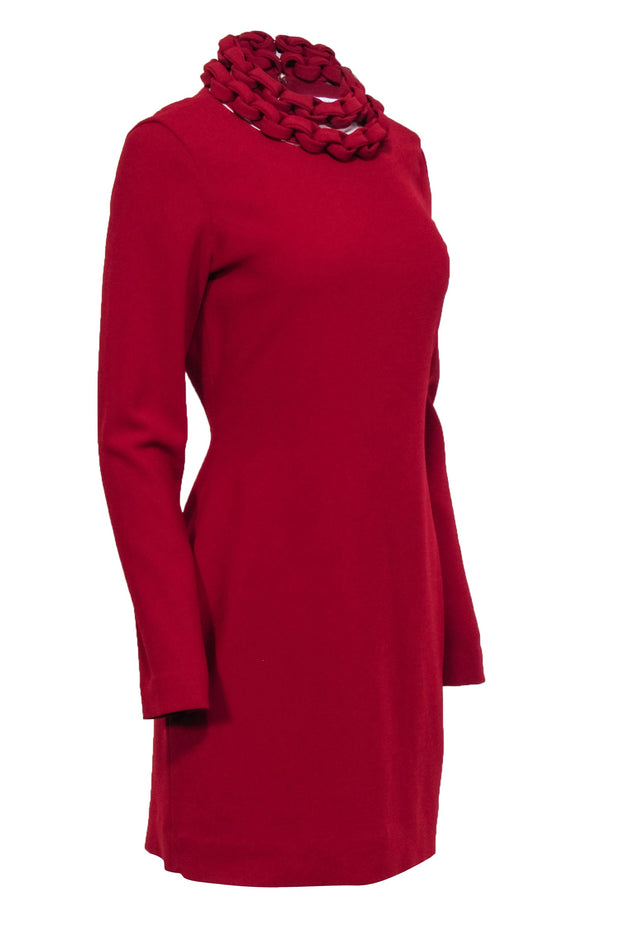 diane von furstenberg red dress Red Wrap Dress