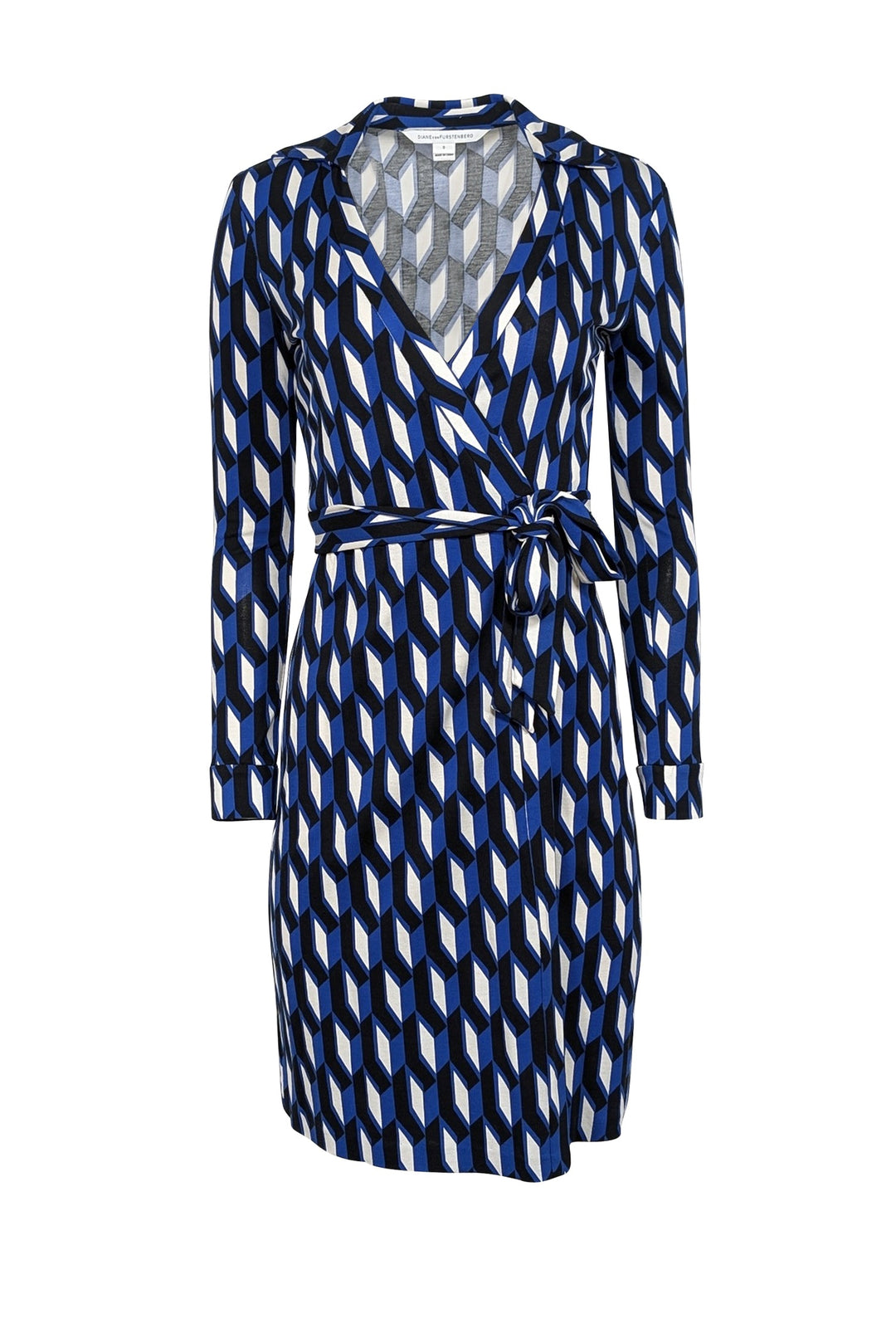 Silk Dress Diane Von Furstenberg Blue Wrap Dress Diane Von
