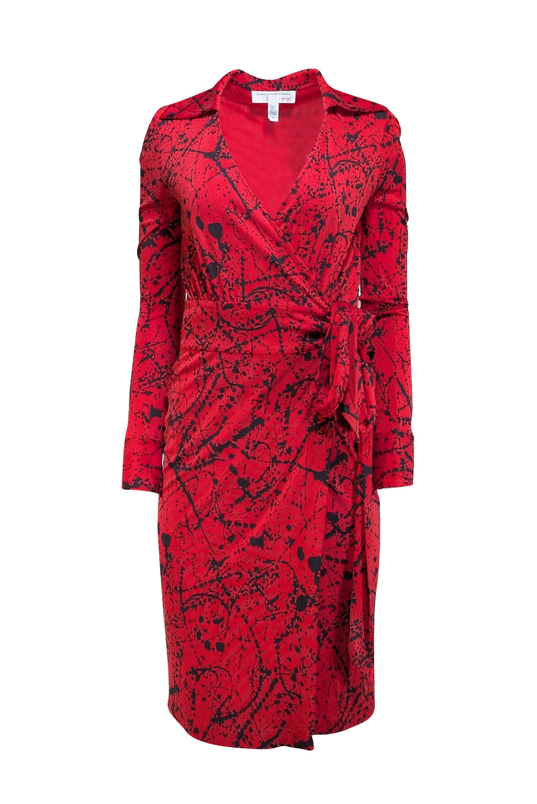 knee length dresses for ladies Cecily Long Sleeve Rose Printed Maxi Dress – Mew Mews main image 0