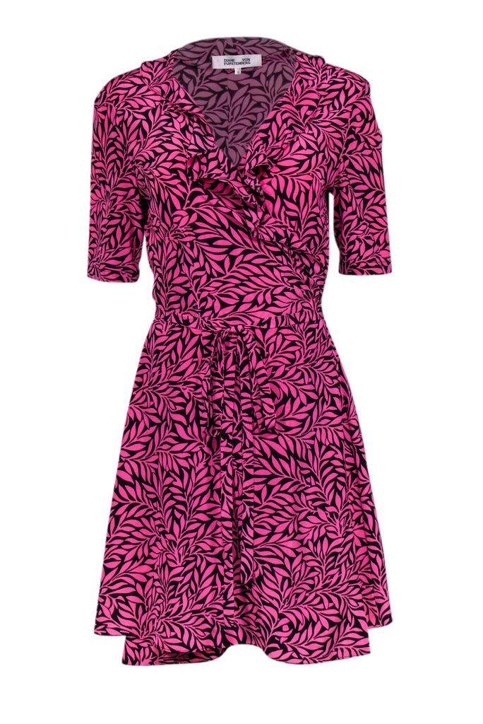 dvf savilla silk wrap dress NWT Diane Von Furstenberg DVF Savilla in Rosello Powder Silk Wrap Mini Dress 12