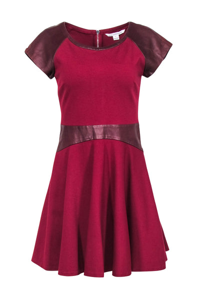 diane burgundy dress Diane von Furstenberg